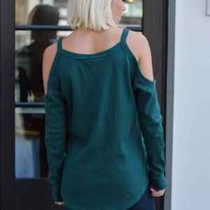 Z Supply Cold Shoulder Long Sleeve